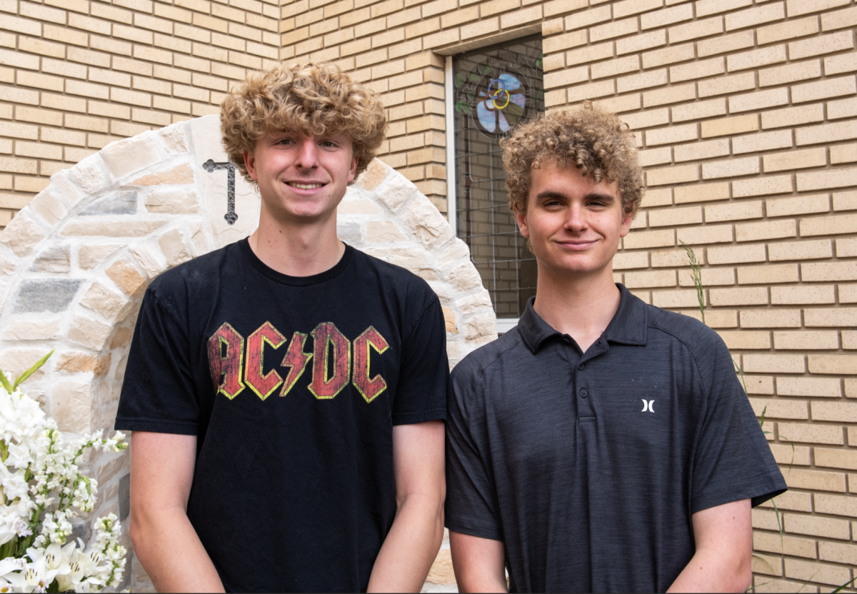 5.30.25 Student Council’s recently elected 2025-2026 (From L to R) President Bowman Seitz and Vice President Alex Johnson. 